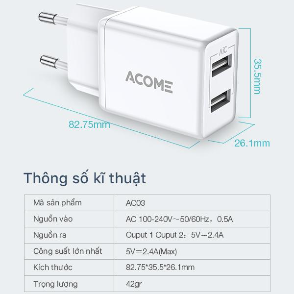 coc-sac-nhanh-acome-ac03-white-chinh-hang-2-cong-usb-5v24a1663220285